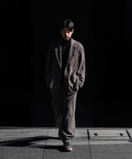 画像をギャラリービューアに読み込む, ssstein(シュタイン)のWOOL/CASHMERE FLEECE SINGLE BREASTED JACKET - GREY BROWNの公式通販サイトsession福岡セレクトショップ
