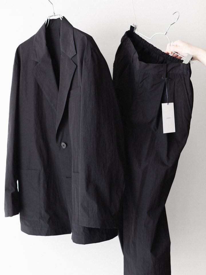 ssstein(シュタイン)の WINDPROOF NYLON SINGLE BREASTED JACKET - BLACKの公式通販サイトsession福岡セレクトショップ