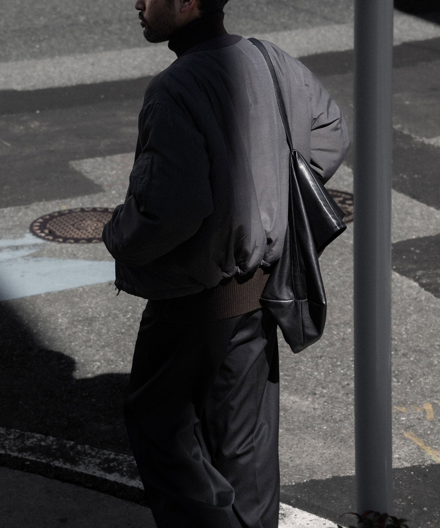 ANTHEM A アンセムエー PIGMENT AND DYE PUFFER MILITARY BLOUSONのDUSTY BLACK 公式通販サイトsession福岡セレクトショップ