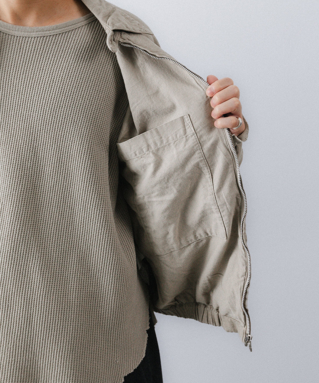 concause-コンコースのSHORT BLOUSONのBEIGE公式通販サイトsession福岡セレクトショップ
