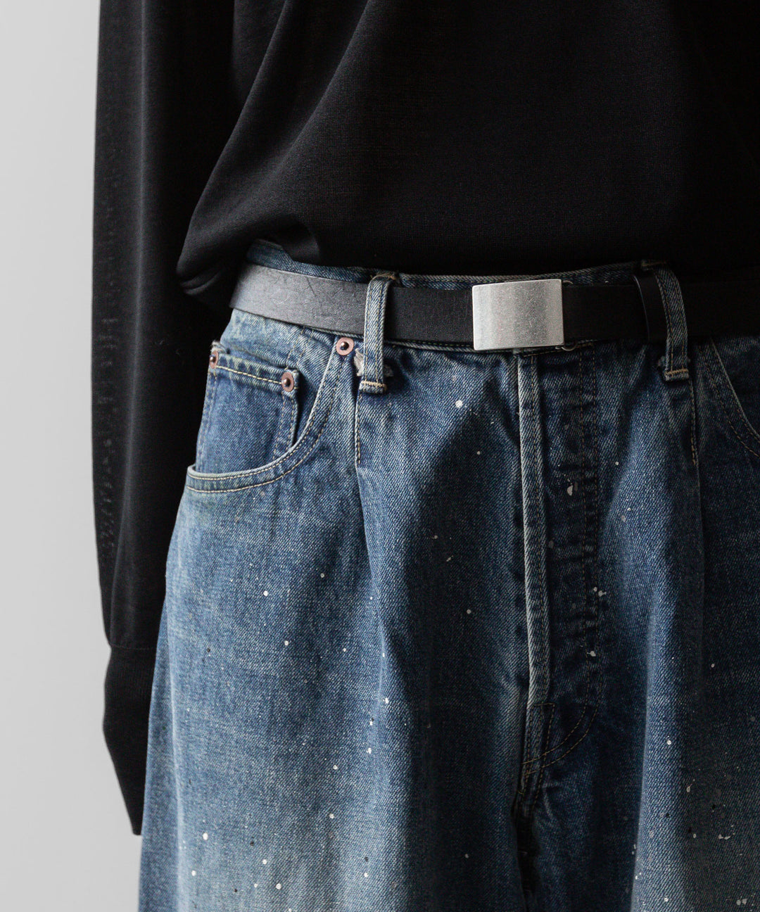 ssstein(シュタイン)の24AWコレクション VINTAGE REPRODUCTION SPLASHED DENIM JEANS - INDIGO 公式通販サイトsession福岡セレクトショップ