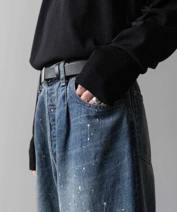 ssstein(シュタイン)の24AWコレクション VINTAGE REPRODUCTION SPLASHED DENIM JEANS - INDIGO 公式通販サイトsession福岡セレクトショップ