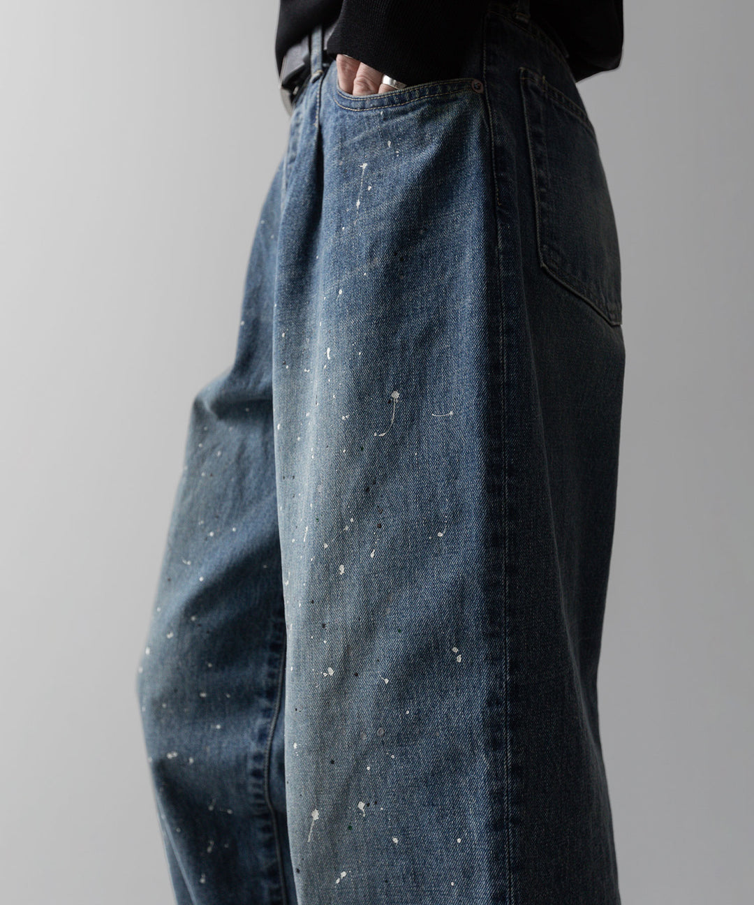 ssstein(シュタイン)の24AWコレクション VINTAGE REPRODUCTION SPLASHED DENIM JEANS - INDIGO 公式通販サイトsession福岡セレクトショップ