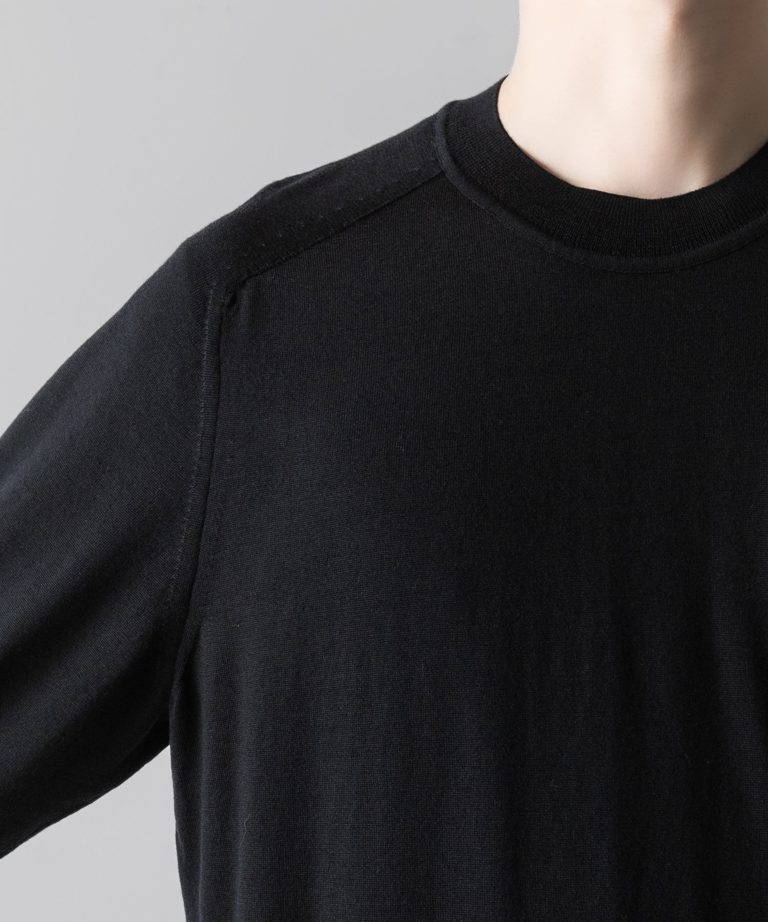 UMEDA ウメダニットの16GG CREW NECK PULLOVER - BLACKの公式通販サイトsession福岡セレクトショップ