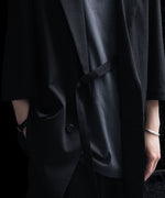 画像をギャラリービューアに読み込む, UJOH - ウジョーの2BS BELT HALF SLEEVE JKTのBLACK公式通販サイトsession福岡セレクトショップ
