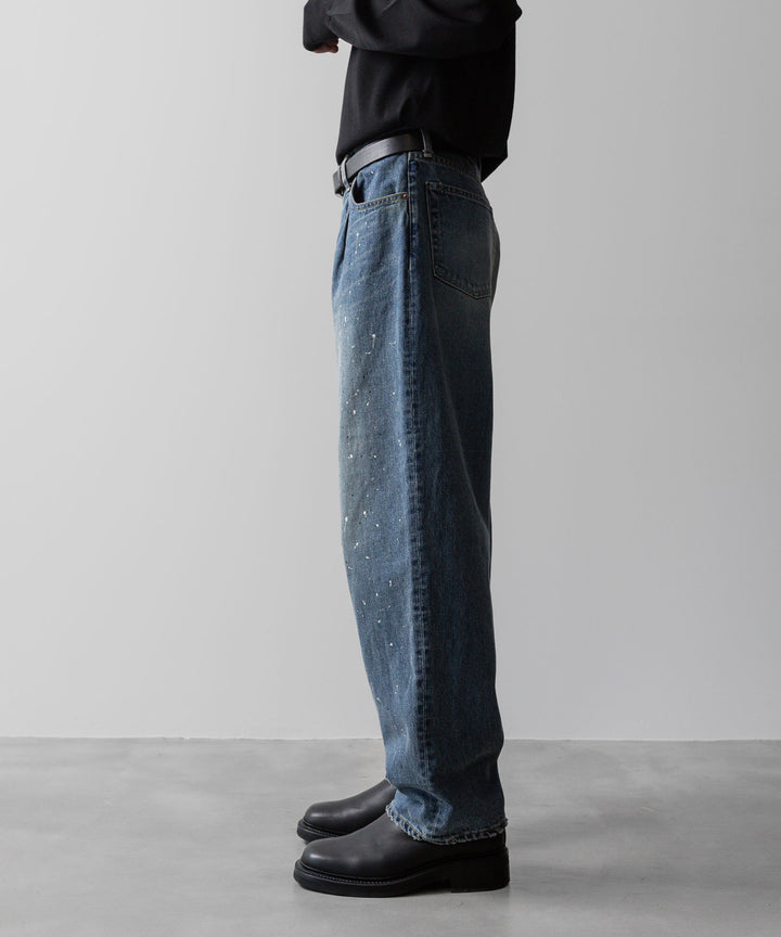 ssstein(シュタイン)の24AWコレクション VINTAGE REPRODUCTION SPLASHED DENIM JEANS - INDIGO 公式通販サイトsession福岡セレクトショップ