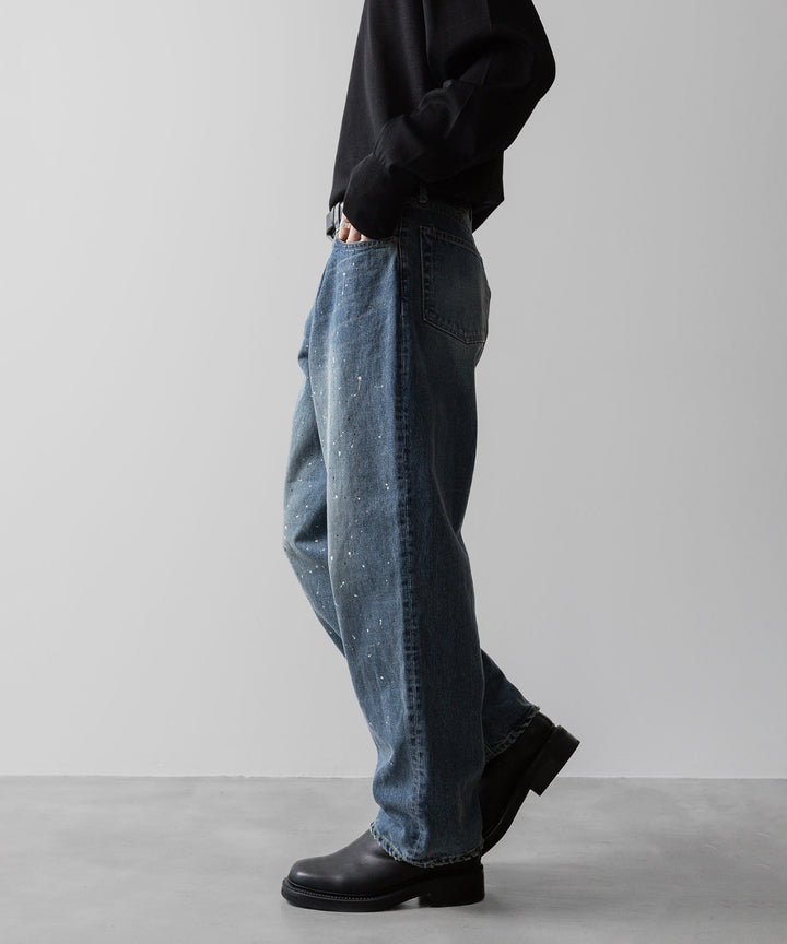 ssstein(シュタイン)の24AWコレクション VINTAGE REPRODUCTION SPLASHED DENIM JEANS - INDIGO 公式通販サイトsession福岡セレクトショップ