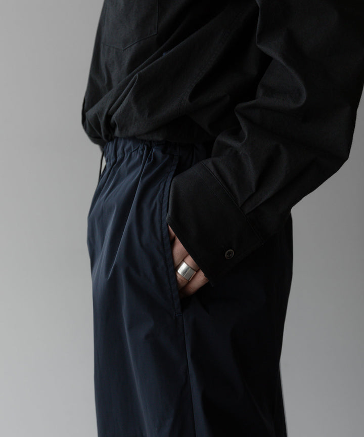 【stein】ssstein シュタインのNYLON TAFTA TRACK EASY TROUSERSのDARK NAVY  公式通販サイトsession福岡セレクトショップ