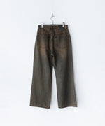 画像をギャラリービューアに読み込む, CODA コーダ BLACK BROWN WASH BREAK CUT FLARED JEANSのBLACK BROWN 公式通販サイトsession福岡セレクトショップ

