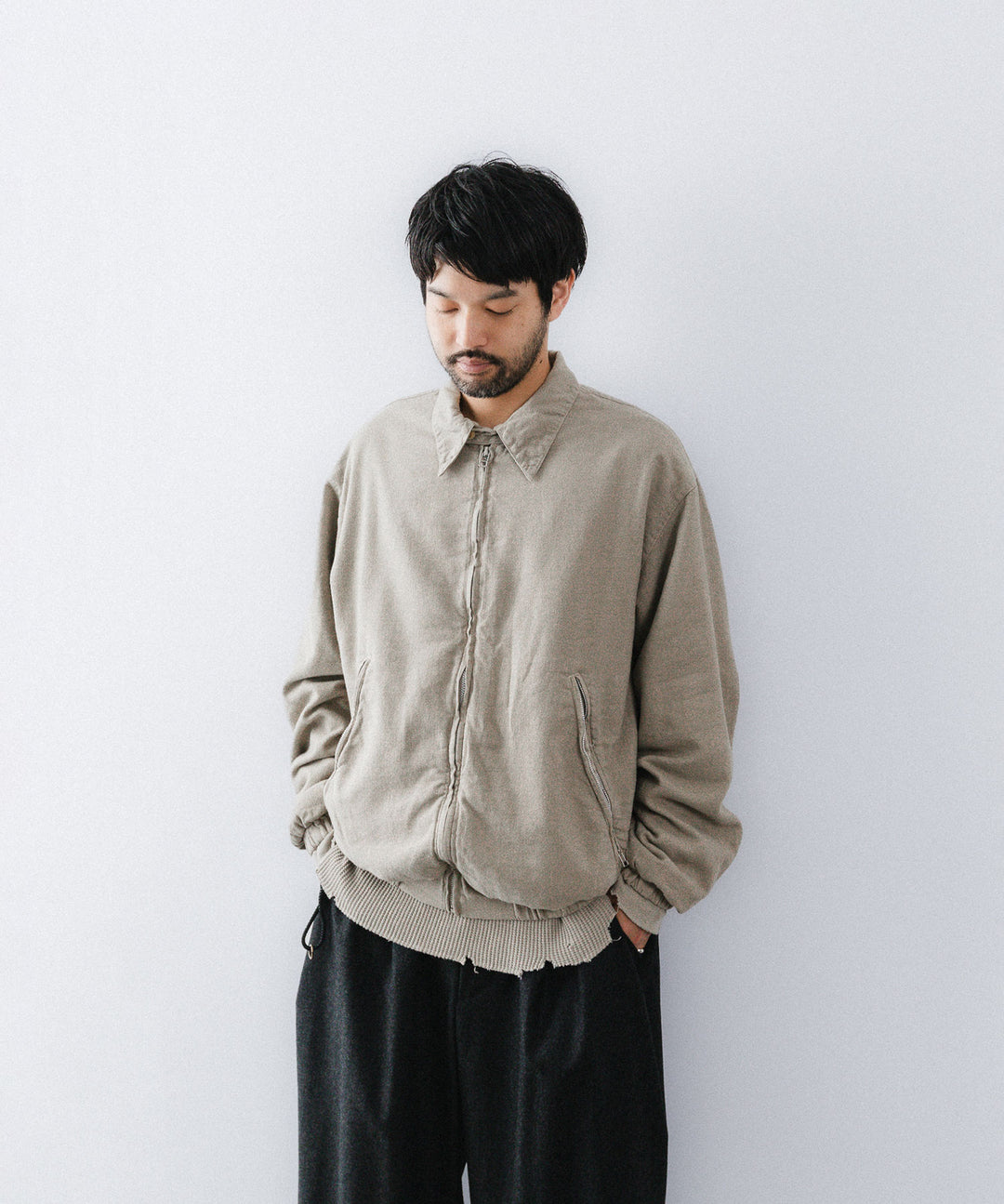 concause-コンコースのSHORT BLOUSONのBEIGE公式通販サイトsession福岡セレクトショップ