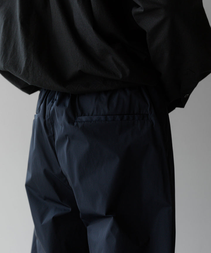 【stein】ssstein シュタインのNYLON TAFTA TRACK EASY TROUSERSのDARK NAVY  公式通販サイトsession福岡セレクトショップ