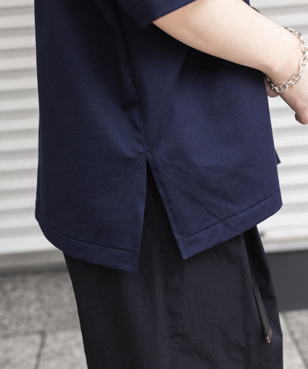 INTÉRIM(インテリム)の HYPER BIG HIGH GAUGE SUVIN JERSEY POLO SHIRT - ROYAL D.PURPLEの公式通販サイトsession福岡セレクトショップ