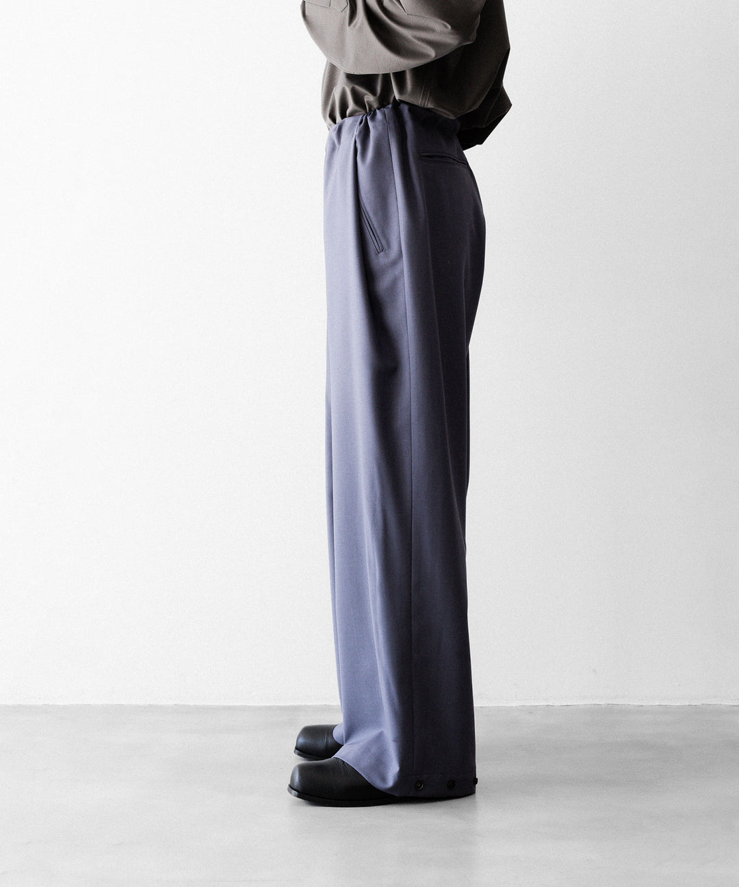 ANTHEM A-アンセムエーのWASHABLE WOOL NO-BRAINER PANTSのFOG PURPLE公式通販サイトsession福岡セレクトショップ