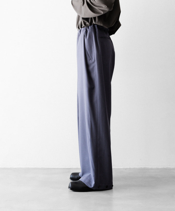 ANTHEM A-アンセムエーのWASHABLE WOOL NO-BRAINER PANTSのFOG PURPLE公式通販サイトsession福岡セレクトショップ
