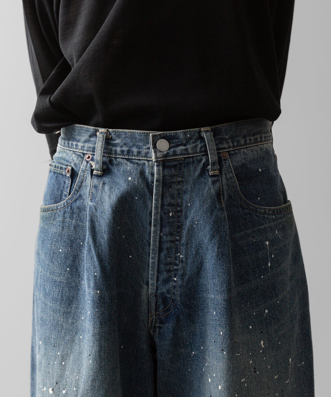 ssstein(シュタイン)の24AWコレクション VINTAGE REPRODUCTION SPLASHED DENIM JEANS - INDIGO 公式通販サイトsession福岡セレクトショップ