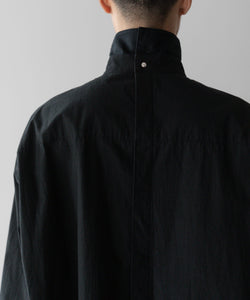 stein(シュタイン)の23AWコレクションOVERSIZED BREAKABLE LONG SHIRTのBLACK