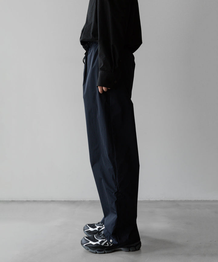 【stein】ssstein シュタインのNYLON TAFTA TRACK EASY TROUSERSのDARK NAVY  公式通販サイトsession福岡セレクトショップ