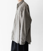 画像をギャラリービューアに読み込む, INTÉRIM - インテリムのMILK PAINT VINTAGE WASH BLACK SHUTTLE CHAMBRAY HYPER BIG US NAVY WORK SHIRT TYPE2のGRAY公式通販サイトsession福岡セレクトショップ
