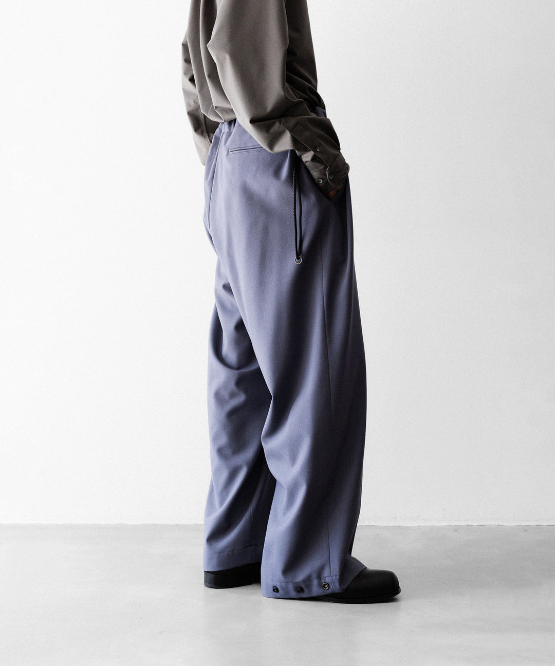 ANTHEM A-アンセムエーのWASHABLE WOOL NO-BRAINER PANTSのFOG PURPLE公式通販サイトsession福岡セレクトショップ