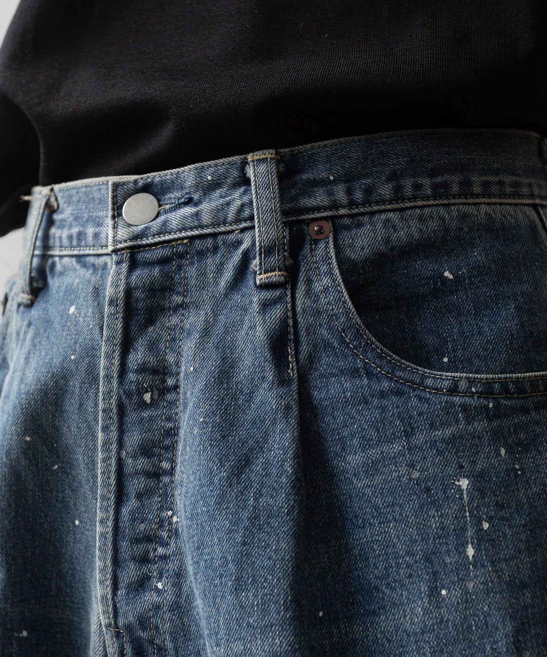 ssstein(シュタイン)の24AWコレクション VINTAGE REPRODUCTION SPLASHED DENIM JEANS - INDIGO 公式通販サイトsession福岡セレクトショップ