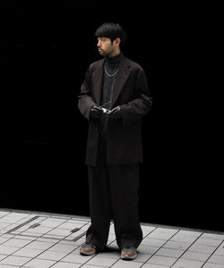 パンツ ssstein LONG WIDE TROUSERS 2/90 wool ssstein / シュタイン】LONG WIDE TROUSERS (2/90 WOOL GABARDINE