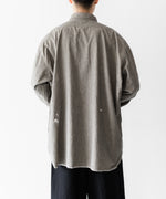 画像をギャラリービューアに読み込む, INTÉRIM - インテリムのMILK PAINT VINTAGE WASH BLACK SHUTTLE CHAMBRAY HYPER BIG US NAVY WORK SHIRT TYPE2のGRAY公式通販サイトsession福岡セレクトショップ
