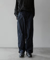 【stein】NYLON TAFTA TRACK EASY TROUSERS - DARK NAVY