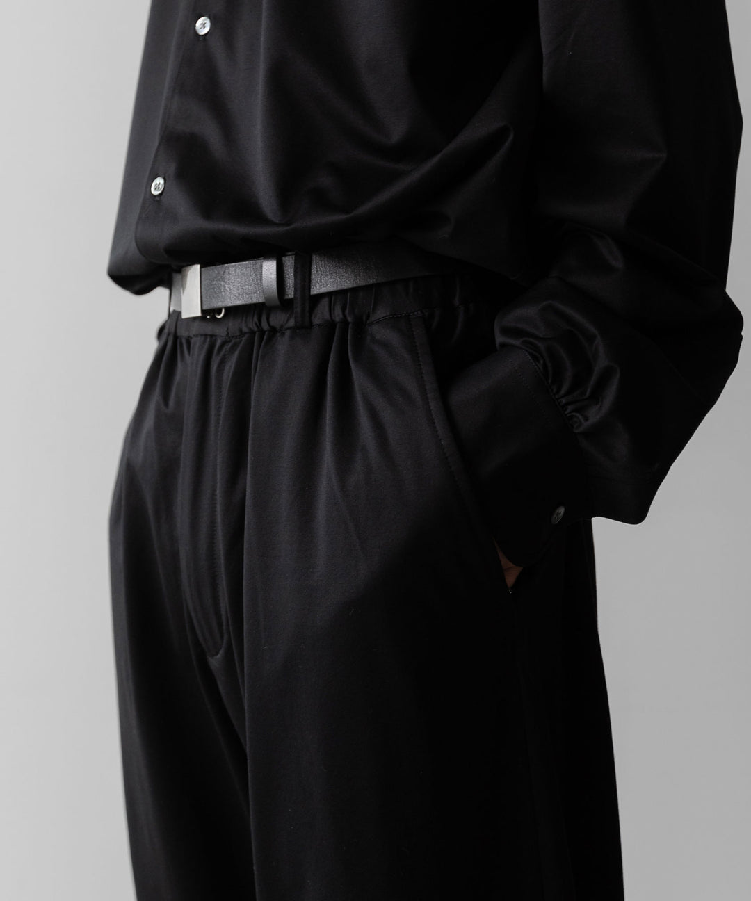 KANEMASA PHIL. カネマサフィルの46G EASY PANTS - BLACKの公式通販サイトsession福岡セレクトショップ