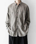 画像をギャラリービューアに読み込む, INTÉRIM - インテリムのMILK PAINT VINTAGE WASH BLACK SHUTTLE CHAMBRAY HYPER BIG US NAVY WORK SHIRT TYPE2のGRAY公式通販サイトsession福岡セレクトショップ
