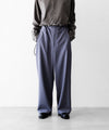 【ANTHEM A】WASHABLE WOOL NO-BRAINER PANTS - FOG PURPLE