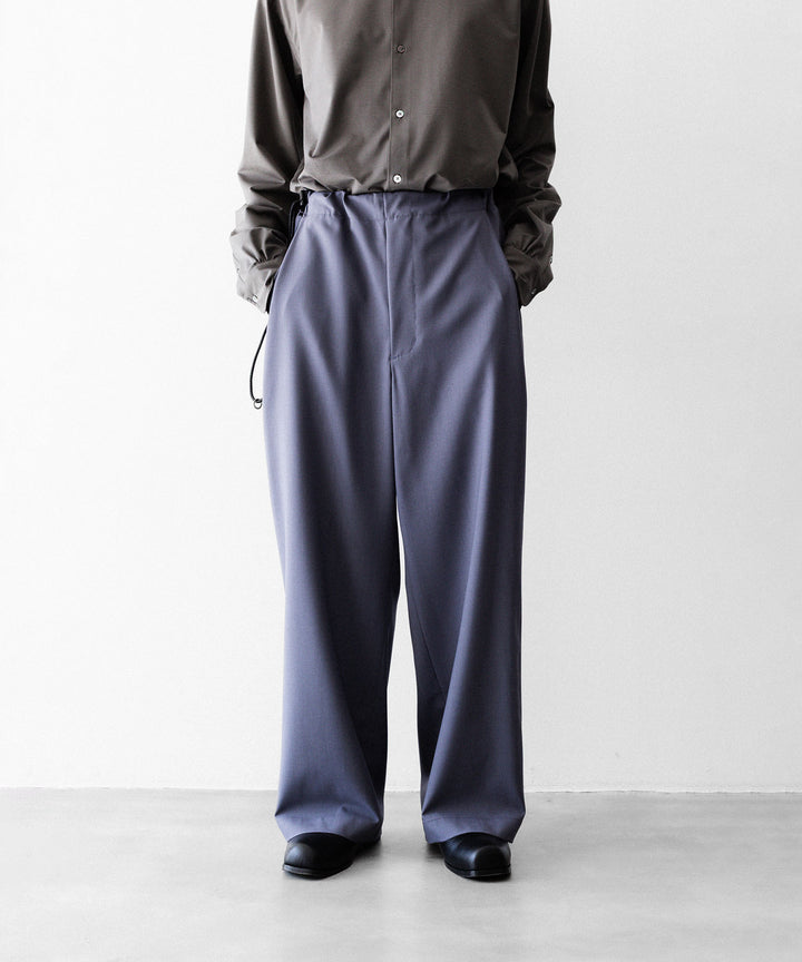 ANTHEM A-アンセムエーのWASHABLE WOOL NO-BRAINER PANTSのFOG PURPLE公式通販サイトsession福岡セレクトショップ