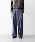 画像をギャラリービューアに読み込む, ANTHEM A-アンセムエーのWASHABLE WOOL NO-BRAINER PANTSのFOG PURPLE公式通販サイトsession福岡セレクトショップ
