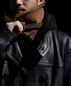 ANTHEM A / アンセムエー】LAMB LEATHER TROMPE L