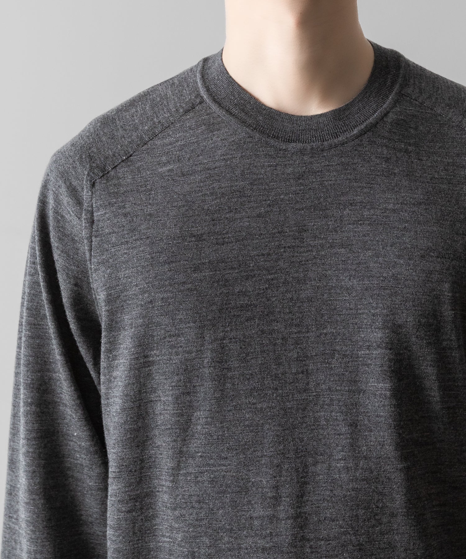 UMEDA ウメダニットの16GG CREW NECK PULLOVER - GREYの公式通販サイトsession福岡セレクトショップ