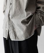 画像をギャラリービューアに読み込む, INTÉRIM - インテリムのMILK PAINT VINTAGE WASH BLACK SHUTTLE CHAMBRAY HYPER BIG US NAVY WORK SHIRT TYPE2のGRAY公式通販サイトsession福岡セレクトショップ
