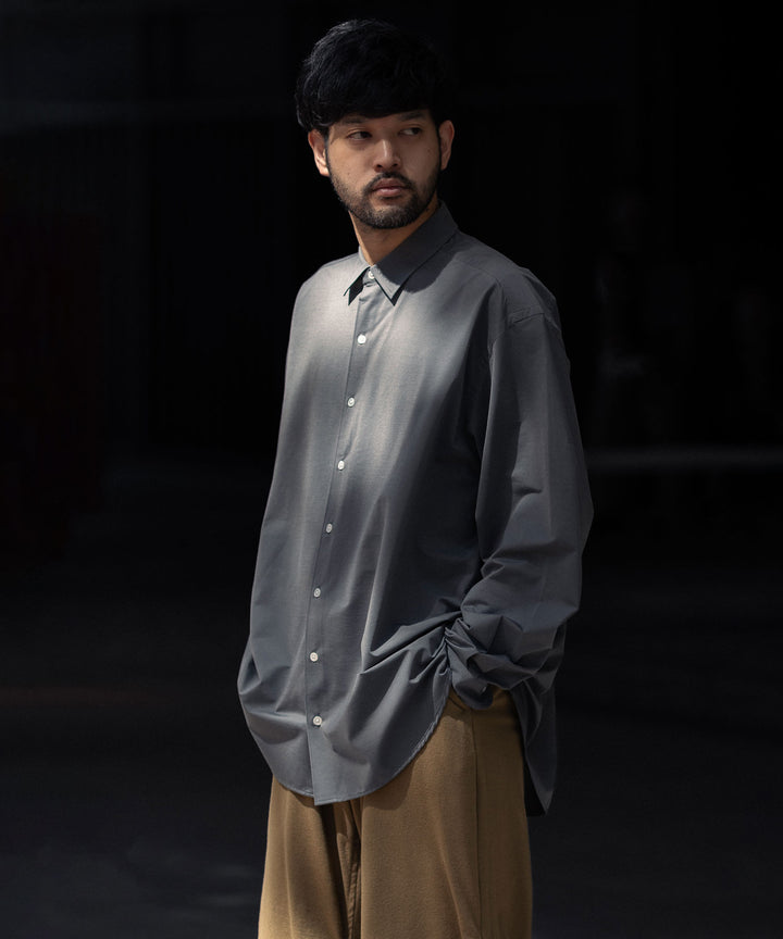 KANEMASA PHIL. カネマサフィル 23AW ROYAL OX DRESS JERSEY SHIRT - GRAY sessionセッション福岡セレクトショップ 公式通販サイト