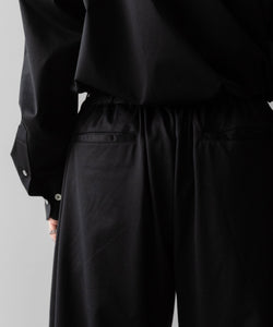 【KANEMASA PHIL.】46G EASY PANTS - BLACK