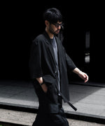 画像をギャラリービューアに読み込む, UJOH - ウジョーの2BS BELT HALF SLEEVE JKTのBLACK公式通販サイトsession福岡セレクトショップ
