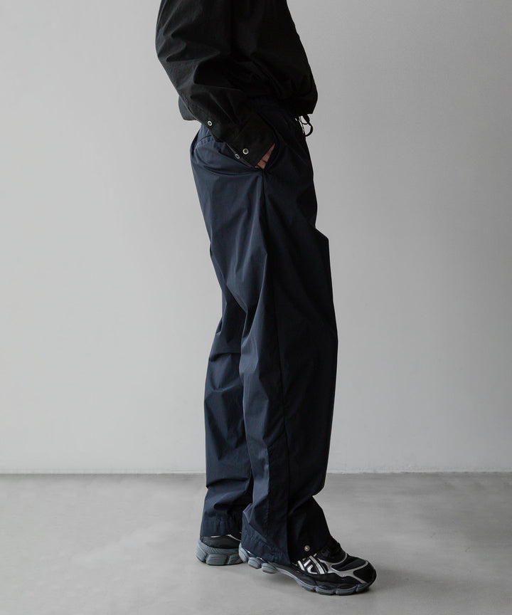 【stein】ssstein シュタインのNYLON TAFTA TRACK EASY TROUSERSのDARK NAVY  公式通販サイトsession福岡セレクトショップ