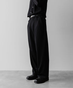 【KANEMASA PHIL.】46G EASY PANTS - BLACK