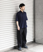 画像をギャラリービューアに読み込む, ssstein(シュタイン)のWINDPROOF NYLON WIDE EASY TROUSERS - BLACKの公式通販サイトsession福岡セレクトショップ
