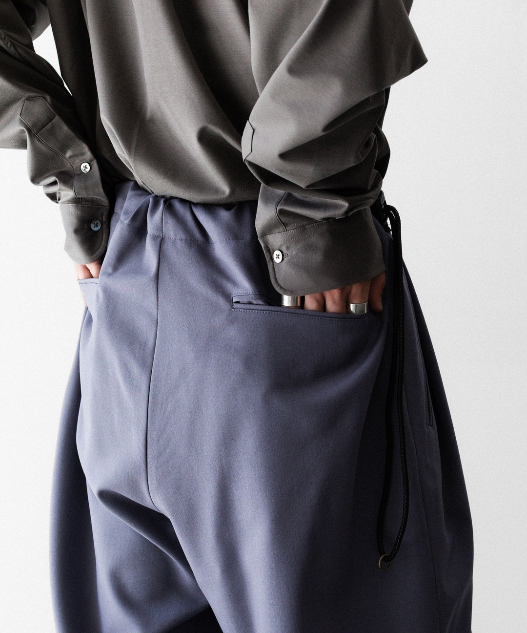 ANTHEM A-アンセムエーのWASHABLE WOOL NO-BRAINER PANTSのFOG PURPLE公式通販サイトsession福岡セレクトショップ