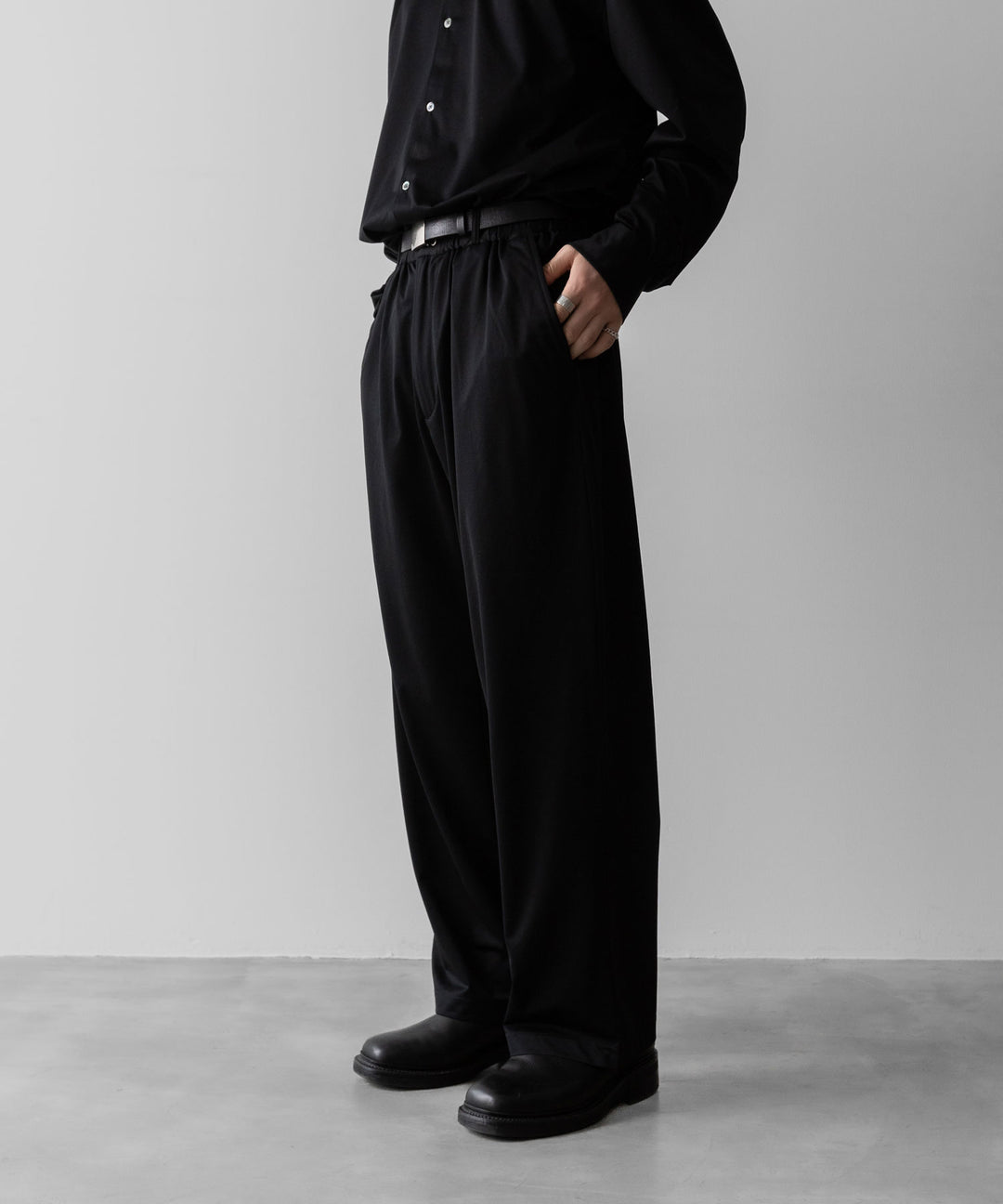 KANEMASA PHIL. カネマサフィルの46G EASY PANTS - BLACKの公式通販サイトsession福岡セレクトショップ