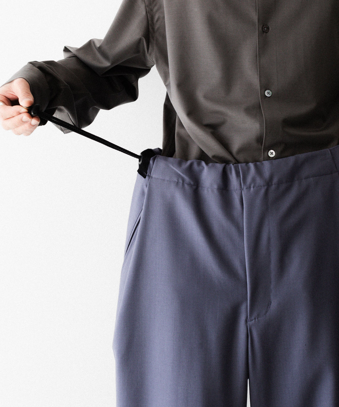 ANTHEM A-アンセムエーのWASHABLE WOOL NO-BRAINER PANTSのFOG PURPLE公式通販サイトsession福岡セレクトショップ