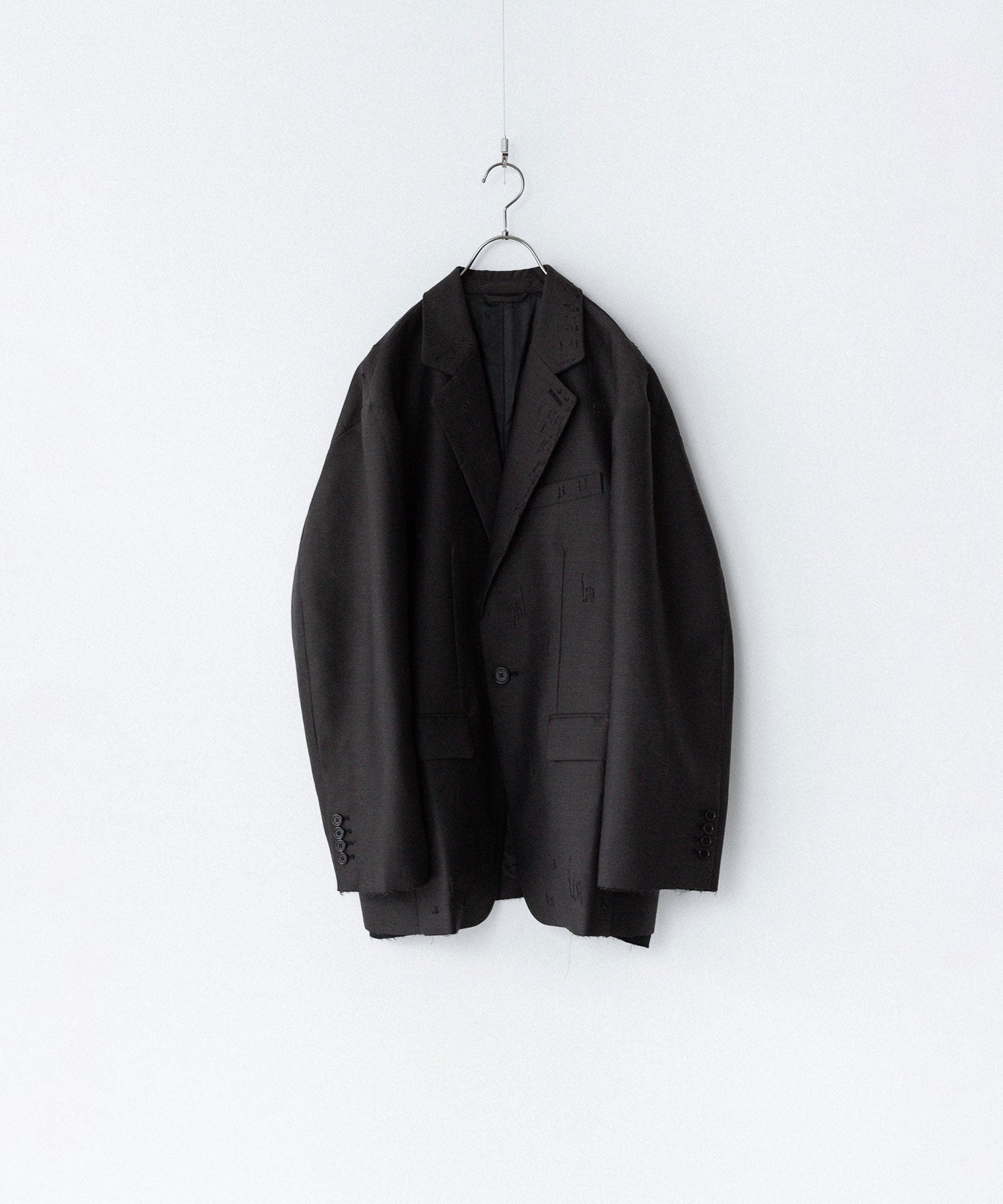 CODA コーダ BROWN WOOL POLY OVERSIZED ADAGIO DISTRESSED BLAZERのBROWN 公式通販サイトsession福岡セレクトショップ