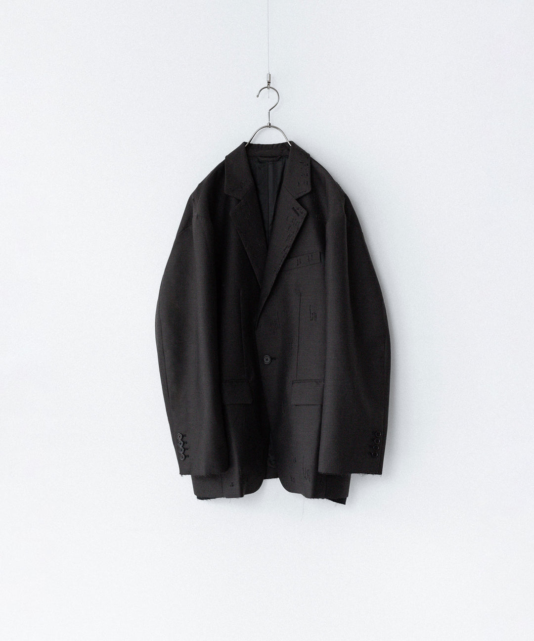 CODA コーダ BROWN WOOL POLY OVERSIZED ADAGIO DISTRESSED BLAZERのBROWN 公式通販サイトsession福岡セレクトショップ
