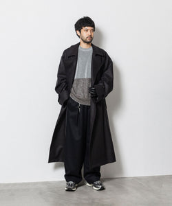 ssstein(シュタイン)の24AWコレクション EASY WIDE TROUSERS (2/72梳毛フラノ) - BLACK 公式通販サイトsession福岡セレクトショップ