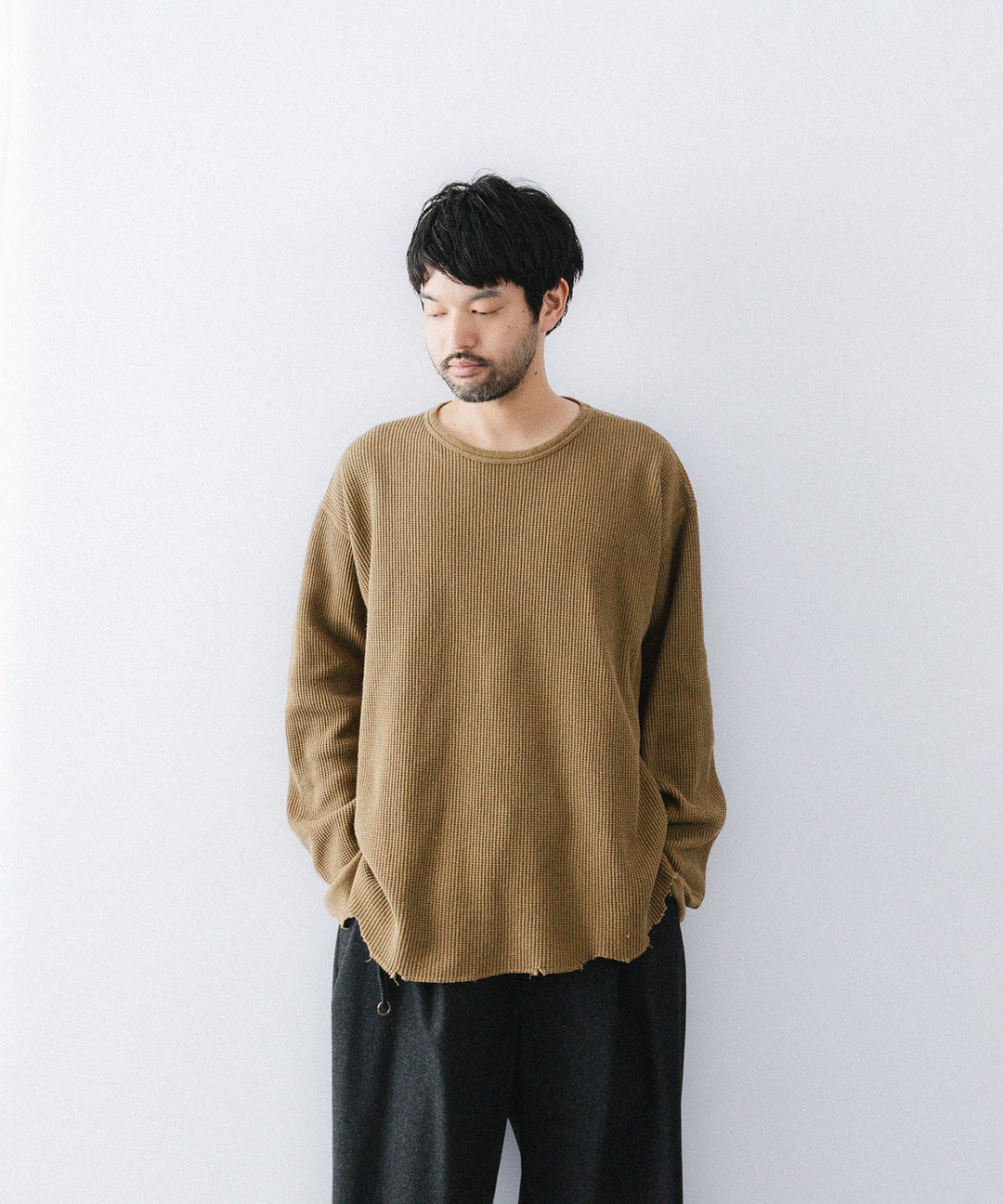concause-コンコースのWAFFLE SHIRTのCAMEL公式通販サイトsession福岡セレクトショップ