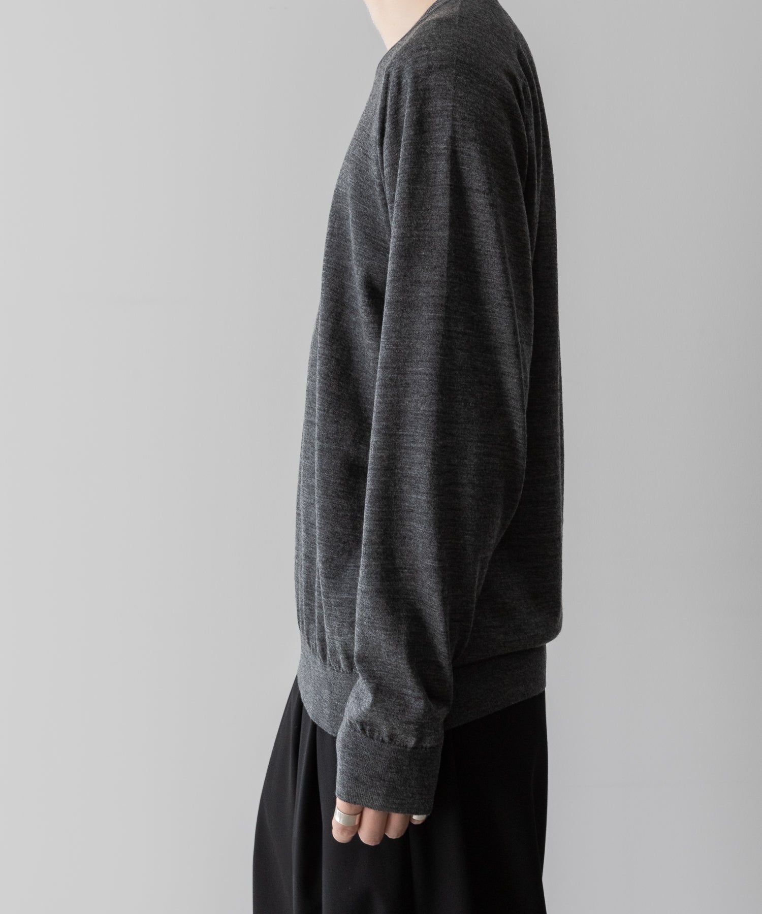 UMEDA ウメダニットの16GG CREW NECK PULLOVER - GREYの公式通販サイトsession福岡セレクトショップ