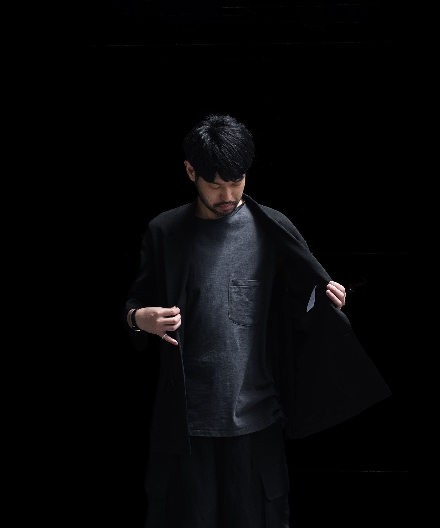 UJOH】2BS BELT HALF SLEEVE JKT - BLACK | 公式通販サイト session